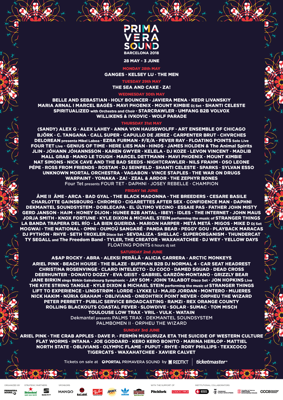 primavera sound 2018 lineup